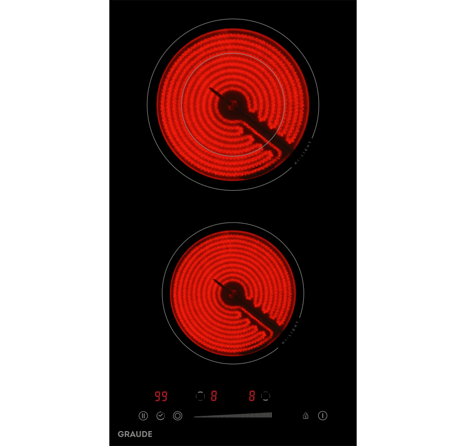 картинка Стеклокерамическая  варочная панель GRAUDE EK 30.0 S от магазина Graude