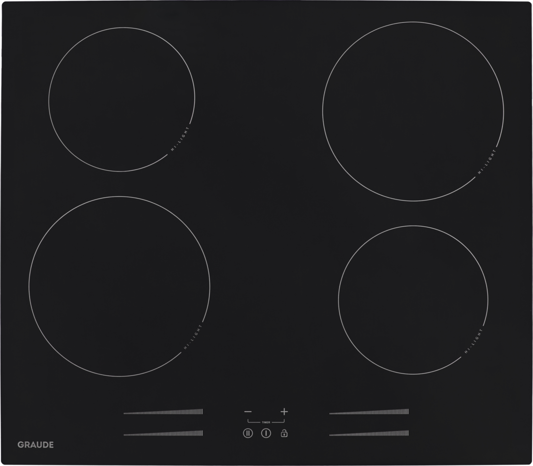 картинка Стеклокерамическая  варочная панель GRAUDE EK 60.0 S от магазина Graude